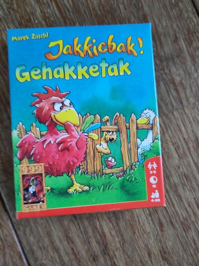 Jakkiebak gehakketak (999 games), Hobby en Vrije tijd, Vijf spelers of meer, Ophalen, Zo goed als nieuw, 999 Games
