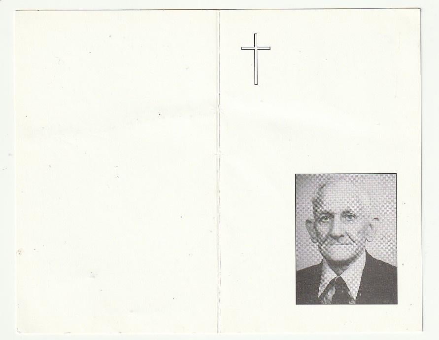 Trudo CONVENTS Forier Mijnwerker Lummen Herk-De-Stad 1991, Verzamelen, Verzenden, Bidprentje