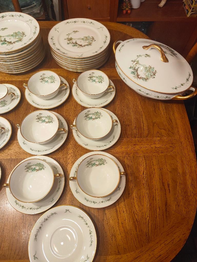 servies set Limoges compleet George Boyer, Antiek en Kunst, Ophalen