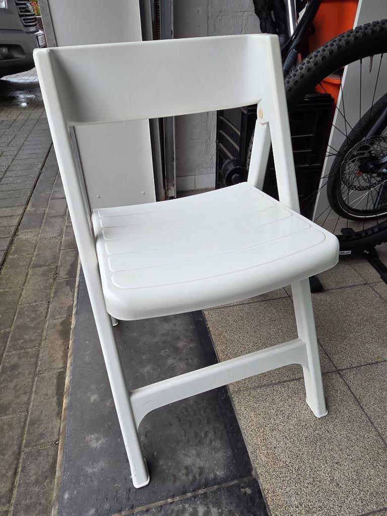 Tuinstoel inklapbaar, Ophalen, Gebruikt, Kunststof, Inklapbaar