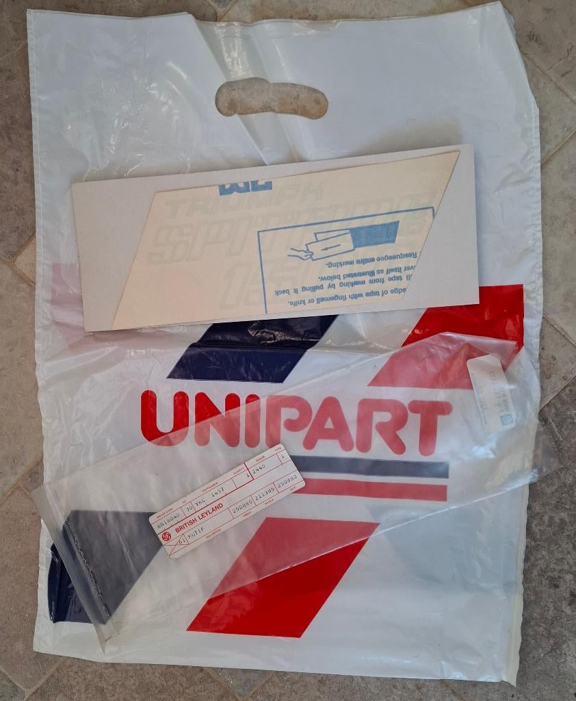 Autocollants 3M originaux " TRIUMPH SPITFIRE 1500 "1975-1980, Autos : Pièces & Accessoires, Carrosserie & Tôlerie, Mini, Neuf