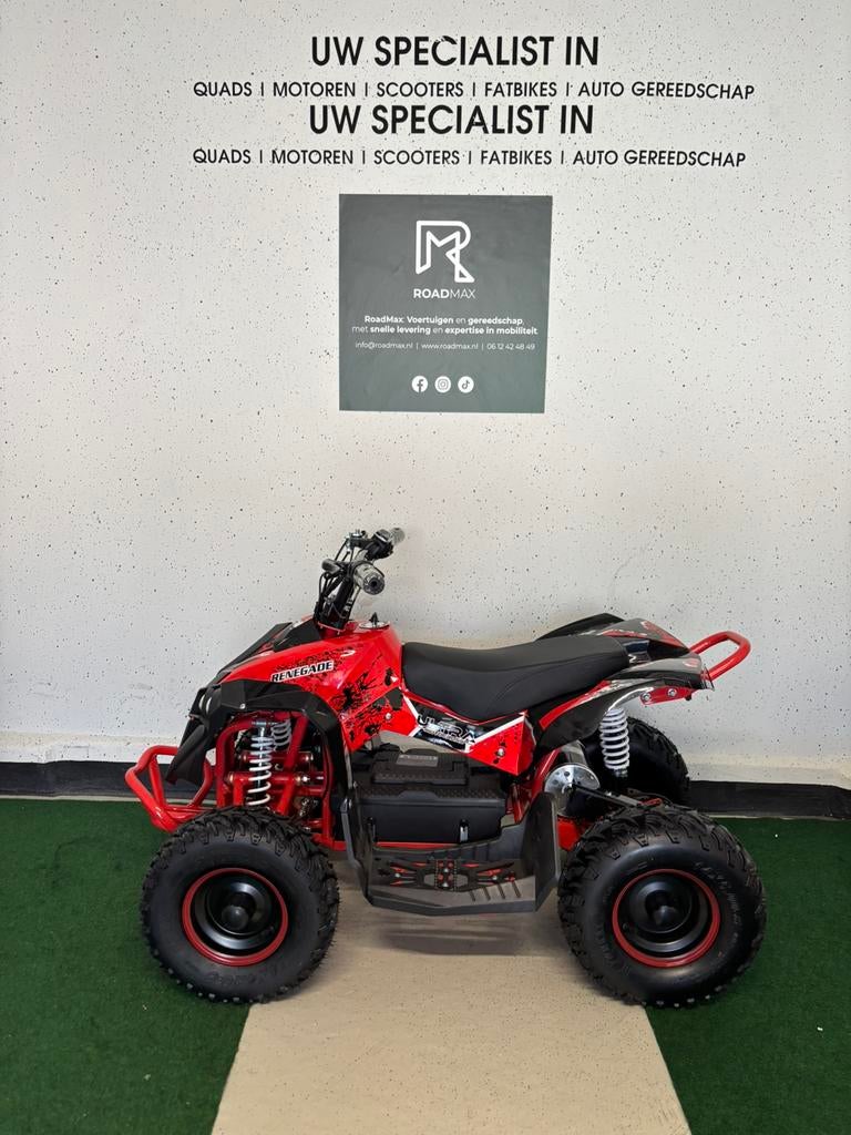 Quad Red Renegade Electric enfants, 1000W, 48V, 30 km/h, Enfants & Bébés, Jouets | Extérieur | Véhicules à batterie, Neuf, Enlèvement ou Envoi