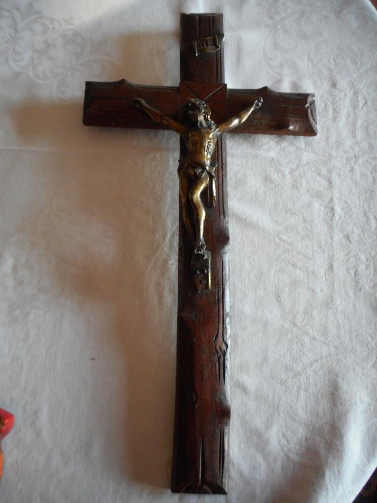 Kruis groot model hout, Antiek en Kunst, Ophalen of Verzenden