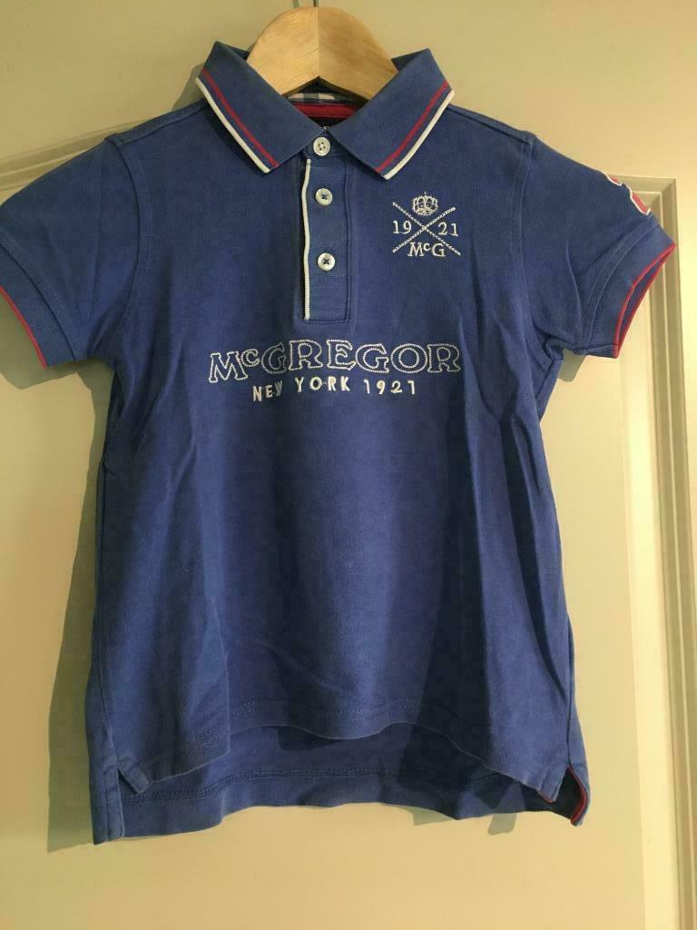 Blauwe polo McGregor 6 jaar, Kinderen en Baby's, Ophalen of Verzenden, Gebruikt, McGregor, Jongen