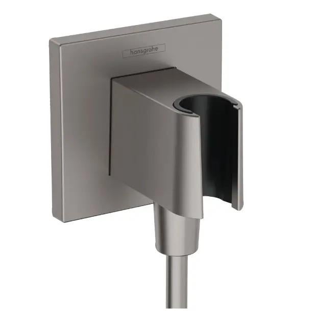 Hansgrohe Fixfit E Porter chromé noir brossé, Bricolage & Construction, Sanitaire, Enlèvement