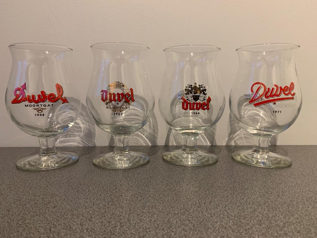 Glazen 85 jaar Duvel, Enlèvement ou Envoi, Neuf, Verre ou Verres, Duvel