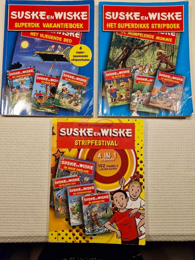 Suske en Wiske, Plusieurs BD, Enlèvement, Utilisé, Willy Vandersteen