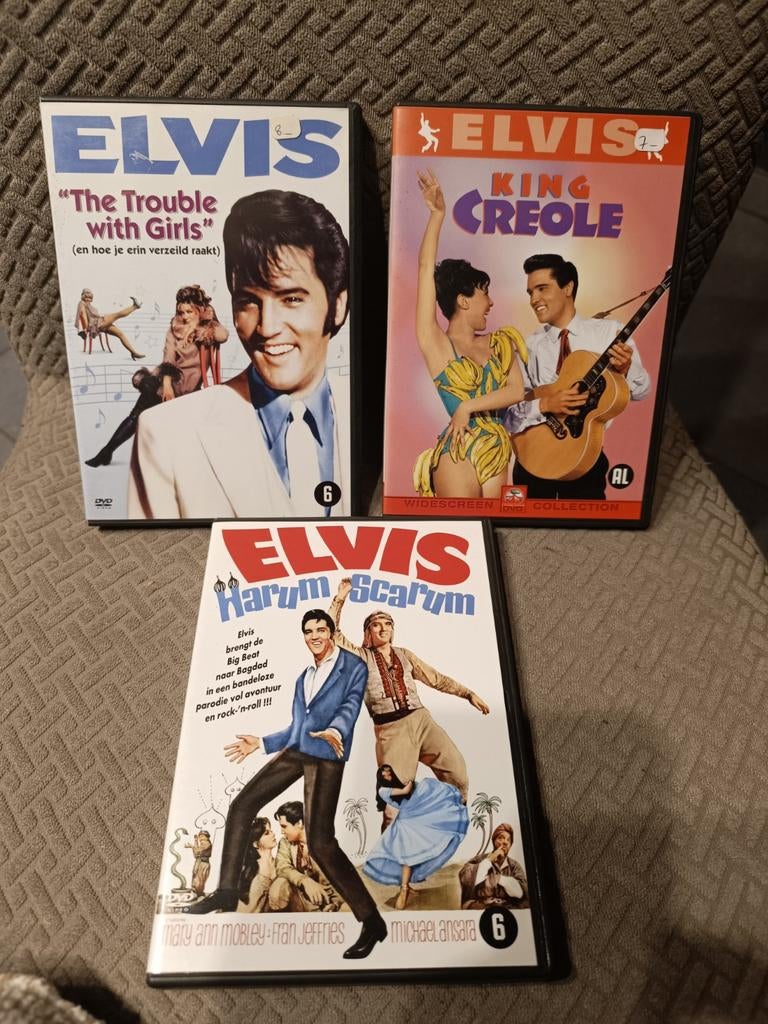 3 x ELVIS PRESLEY Films, Ophalen of Verzenden