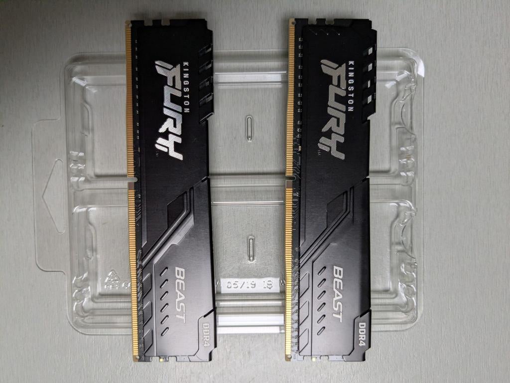 Kingston fury 16gb (2x8gb) DDR4-3600 CL17, Computers en Software, RAM geheugen, Ophalen, DDR4