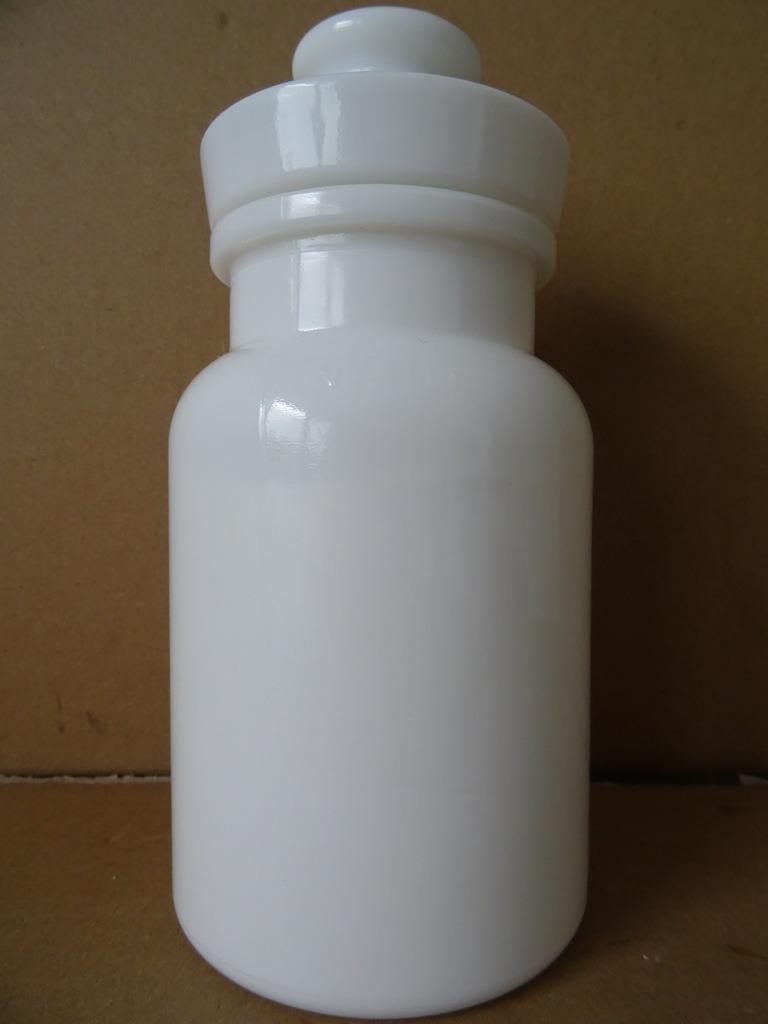 Vintage voorraadpot Nestle opaline glas voorraadbus Nestle, Huis en Inrichting, Ophalen of Verzenden, Zo goed als nieuw, Glas