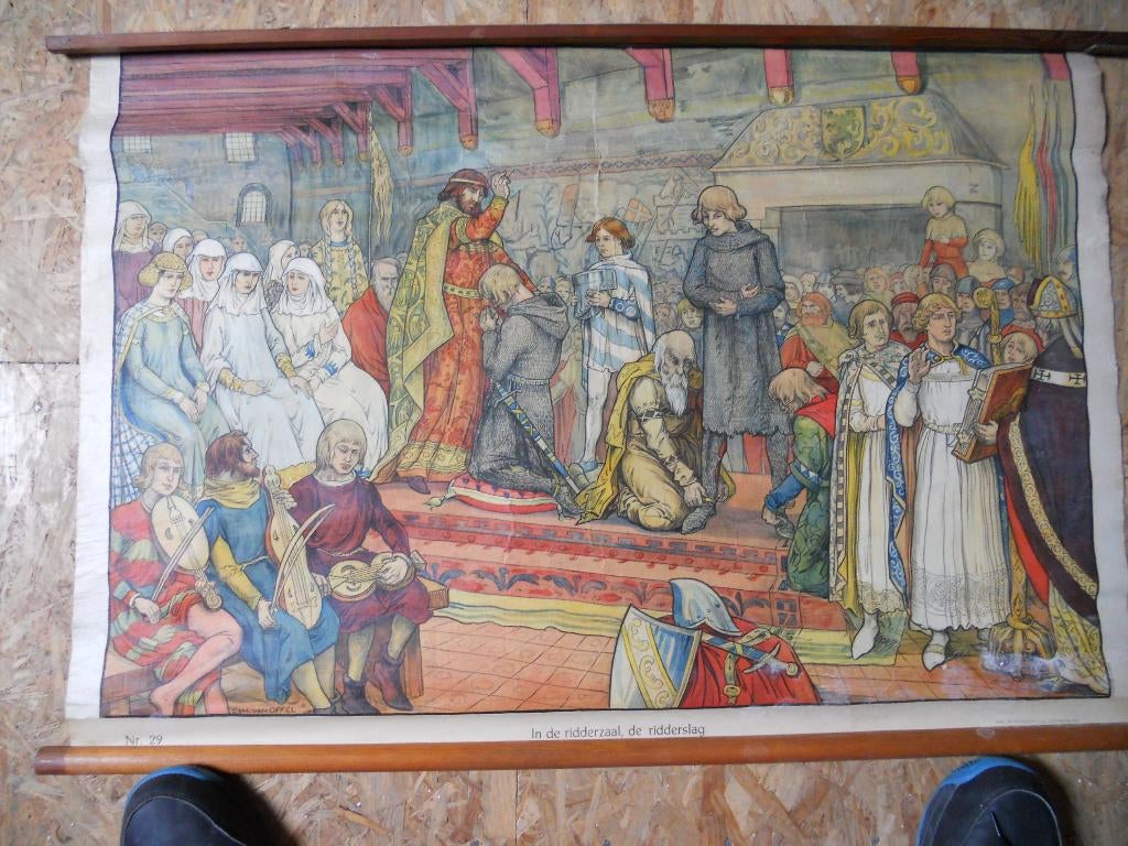 oude schoolkaarten, Antiek en Kunst, Antiek | Schoolplaten, Ophalen, Geschiedenis