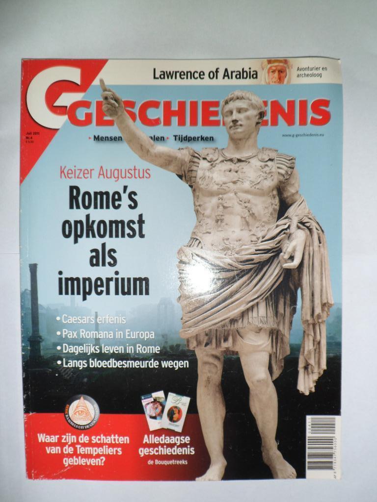 Magazine: Geschiedenis Nr4, Juli 2011 Keizer Augustus, 67Pag, Boeken, Tijdschriften en Kranten, Ophalen of Verzenden, Zo goed als nieuw