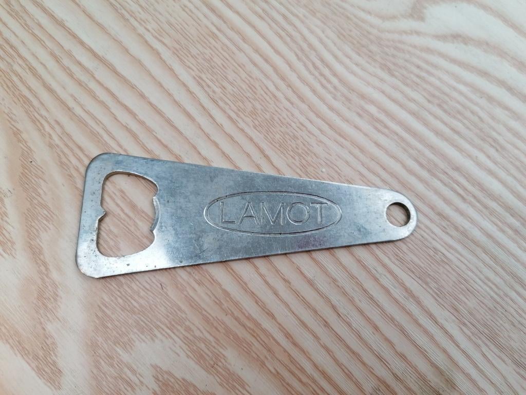 Lamot opener, flesopener flessenopener kroontjeswipper, Ophalen of Verzenden, Gebruikt