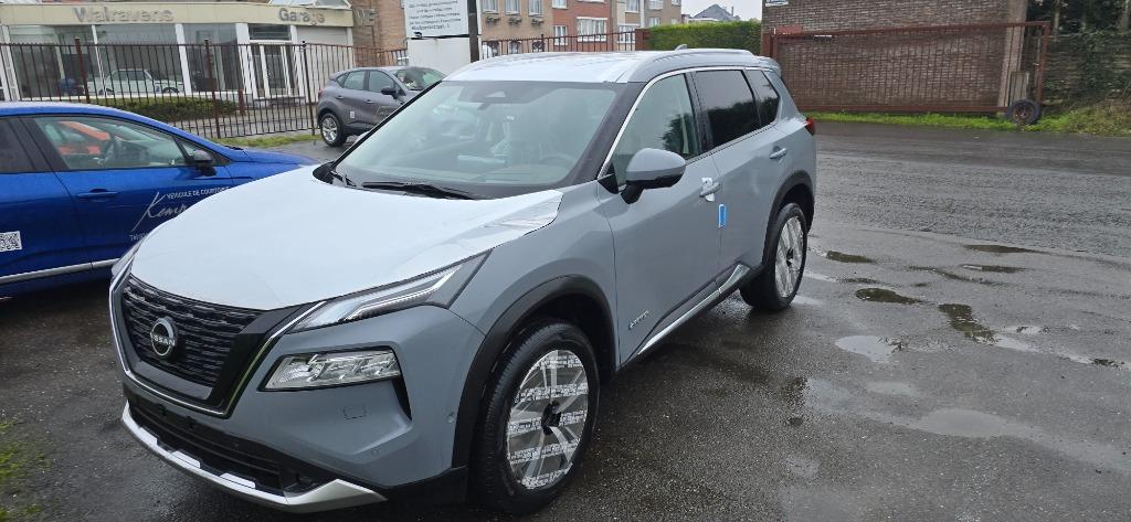 Nissan X-Trail 1.5 T hybrid Tekna e-4orce 7pl. X-tronic, Autos, Cuir, Argent ou Gris, Achat, Entreprise