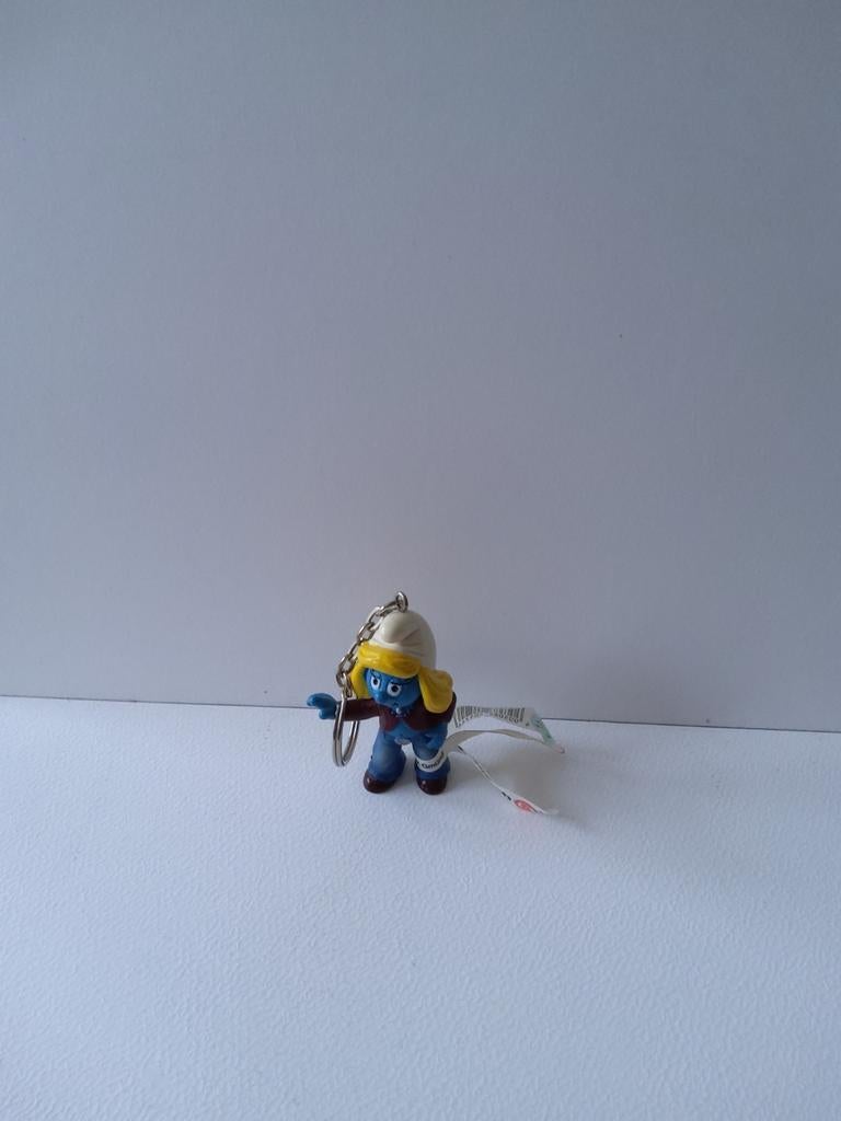 Porte clé Schtroumpfette, Collections, Schtroumpfs, Enlèvement ou Envoi, Comme neuf, Schtroumpfette, Poupée, Figurine ou Peluche