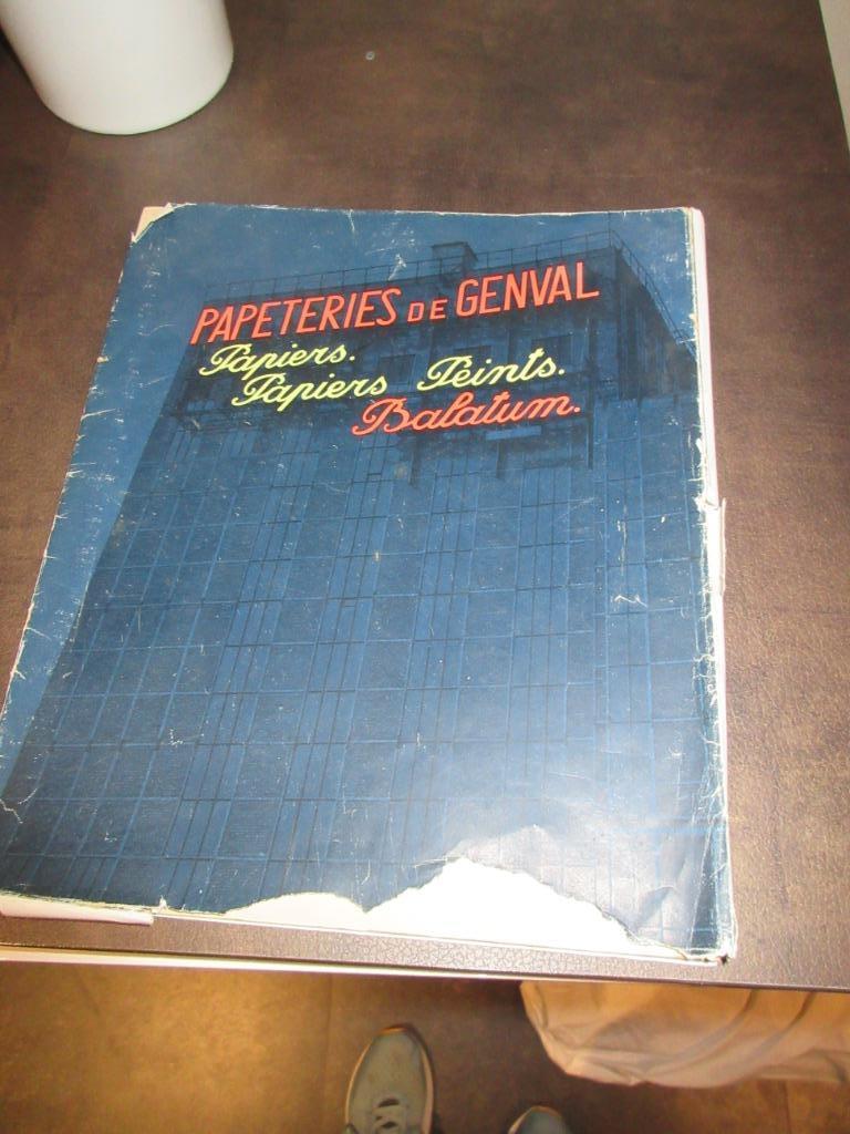 Monografie brochure folder PAPETERIES DE GENVAL Lannoye, Ophalen