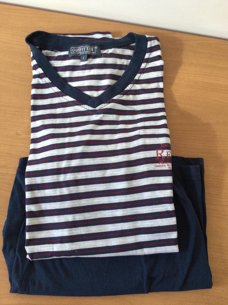 Heren pyjama met korte broek en korte mouwen - Large, Ophalen of Verzenden, Nieuw