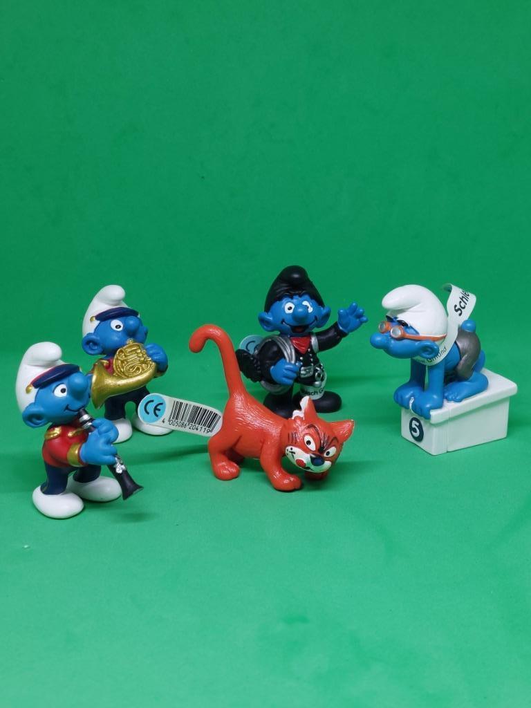 5 mega smurfen schroumpf schlumpfe, Verzamelen, Ophalen of Verzenden, Nieuw, Verschillende Smurfen, Poppetje, Figuurtje of Knuffel
