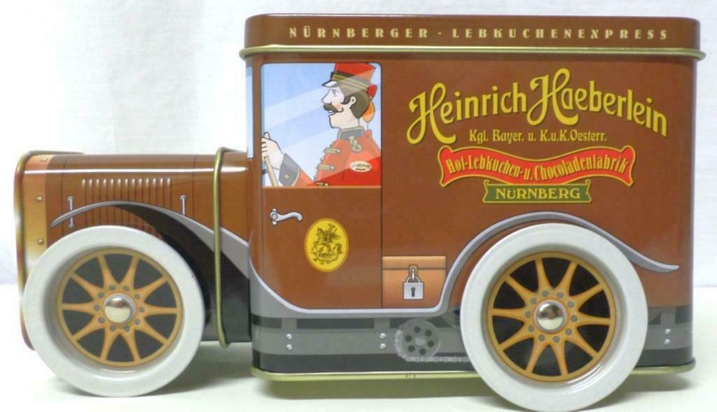 Camion Heinrich Haeberlein Brun, Plus grand que 1:32, Comme neuf, Enlèvement, Camion