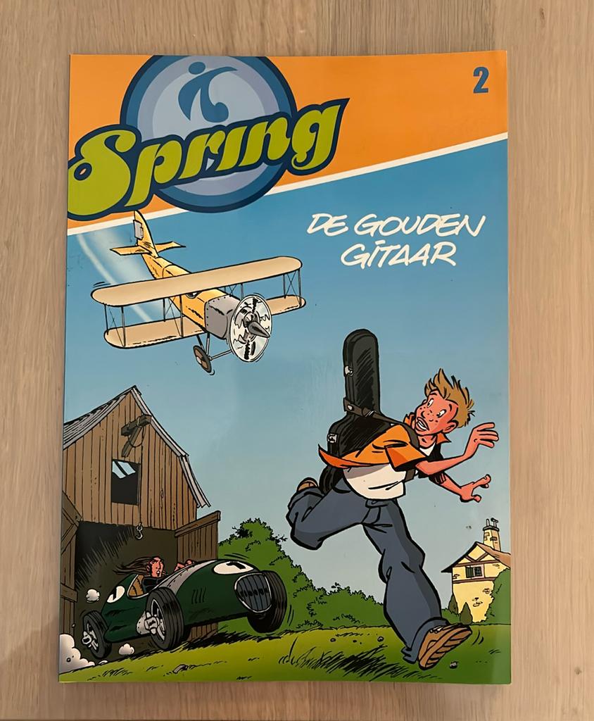 De gouden gitaar, Boeken, Eén stripboek, Ophalen of Verzenden, Zo goed als nieuw, Studio 100