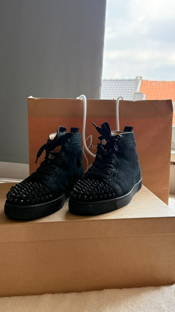 Christian Louboutin Originele Sneakers Mt 39, Ophalen, Zwart, Zo goed als nieuw, Sneakers
