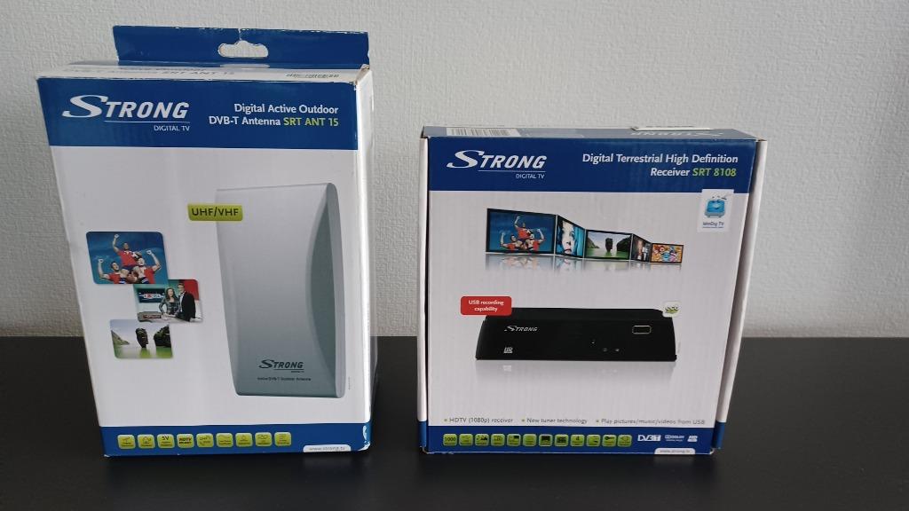 2 Digitale Strong Sat ontvangers HD, Enlèvement ou Envoi, Utilisé, Accessoires d'antenne (parabolique), Autres marques