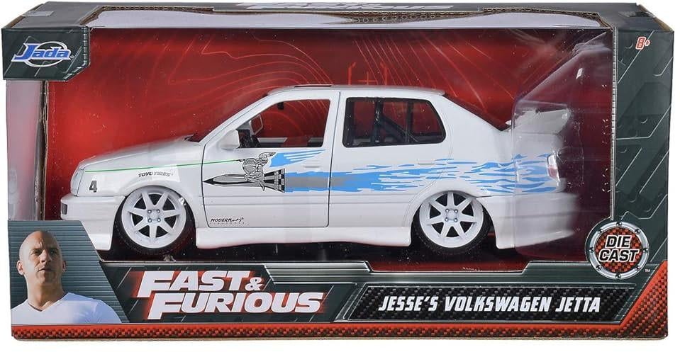 Fast & Furious - 1995 Jesse's Volkswagen Jetta 1:24, Hobby en Vrije tijd, Modelauto's | 1:24, Customerservice@jadatoys.com, Auto
