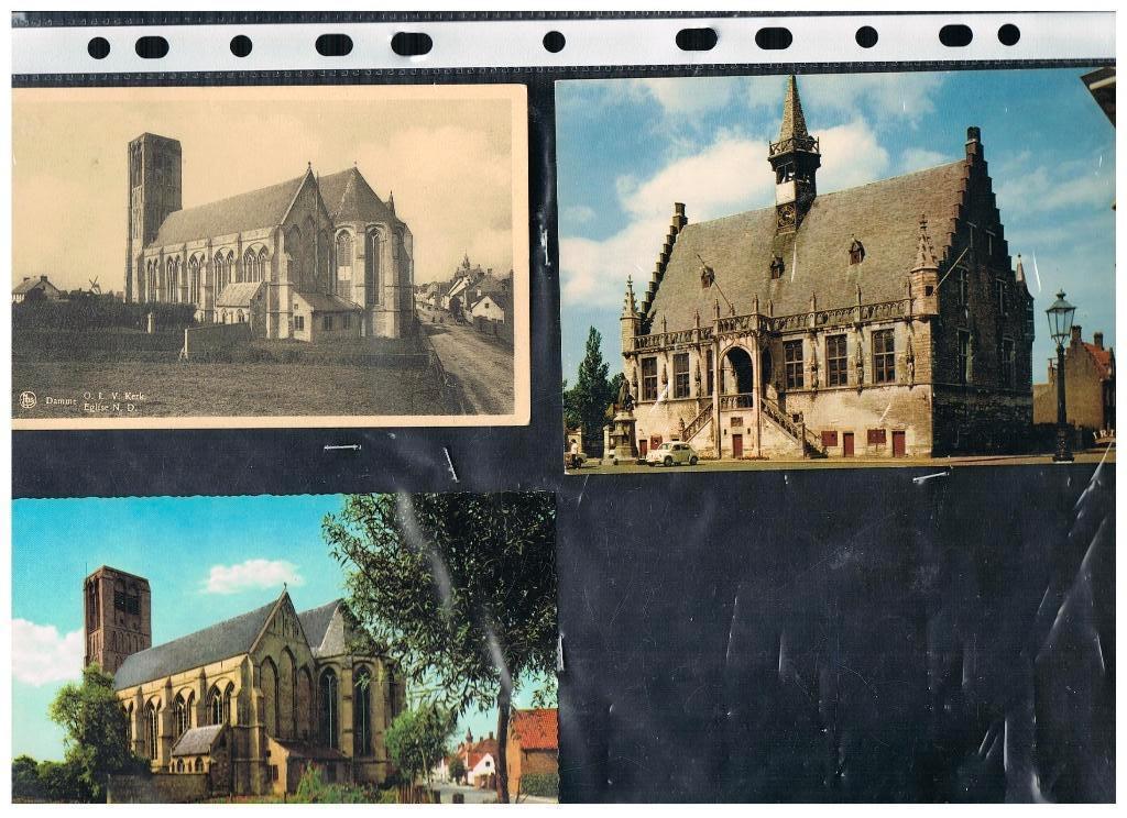 POSTKAARTEN DAMME, Verzenden, Ongelopen, West-Vlaanderen