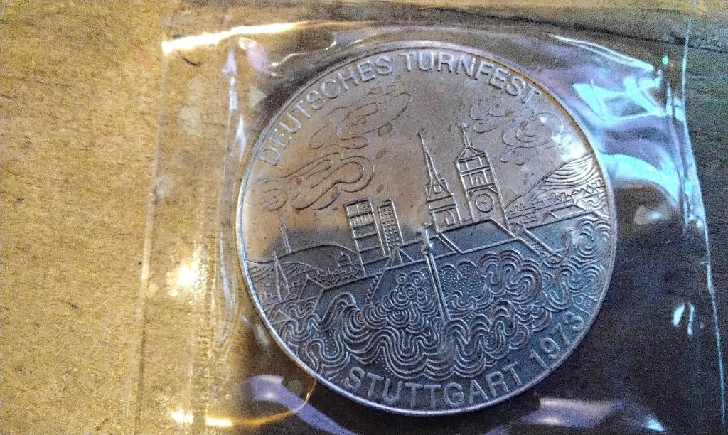 MEDAILLE ALLEMAGNE STUGART 1973, Enlèvement ou Envoi, Argent