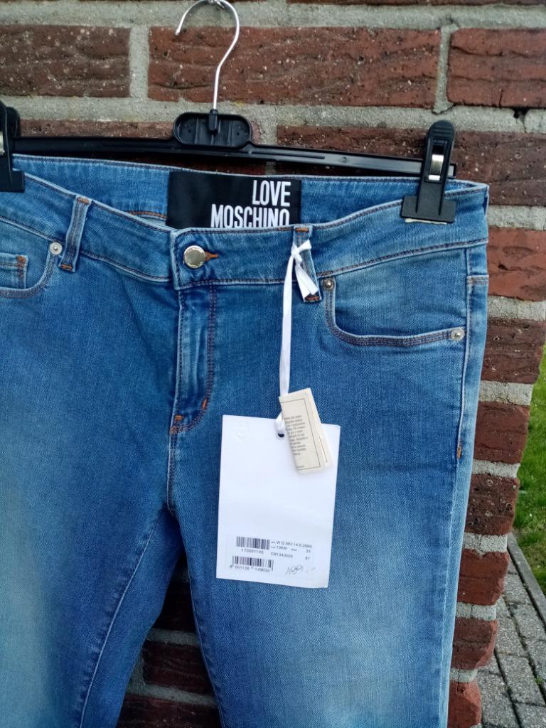 Dames jeans broek Love Moschino Mt33, Love Moschino, Blauw, Maat 42/44 (L), Nieuw
