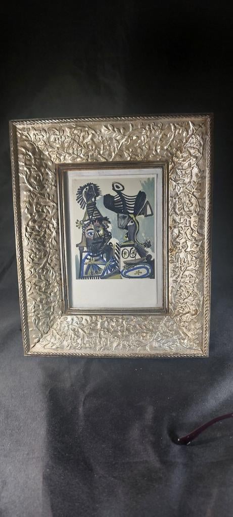 Lijst kader met kaart Picasso 26x 21 cm, Ophalen of Verzenden