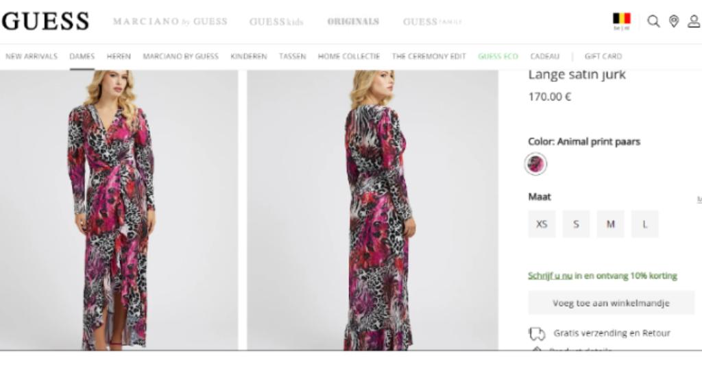 Jurk merkkledij, Kleding | Dames, Ophalen of Verzenden, Nieuw, Maat 38/40 (M)