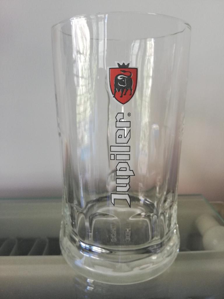 Chope à bière Jupiler verre 0,50L, Collections, Verres & Petits Verres, Comme neuf, Enlèvement