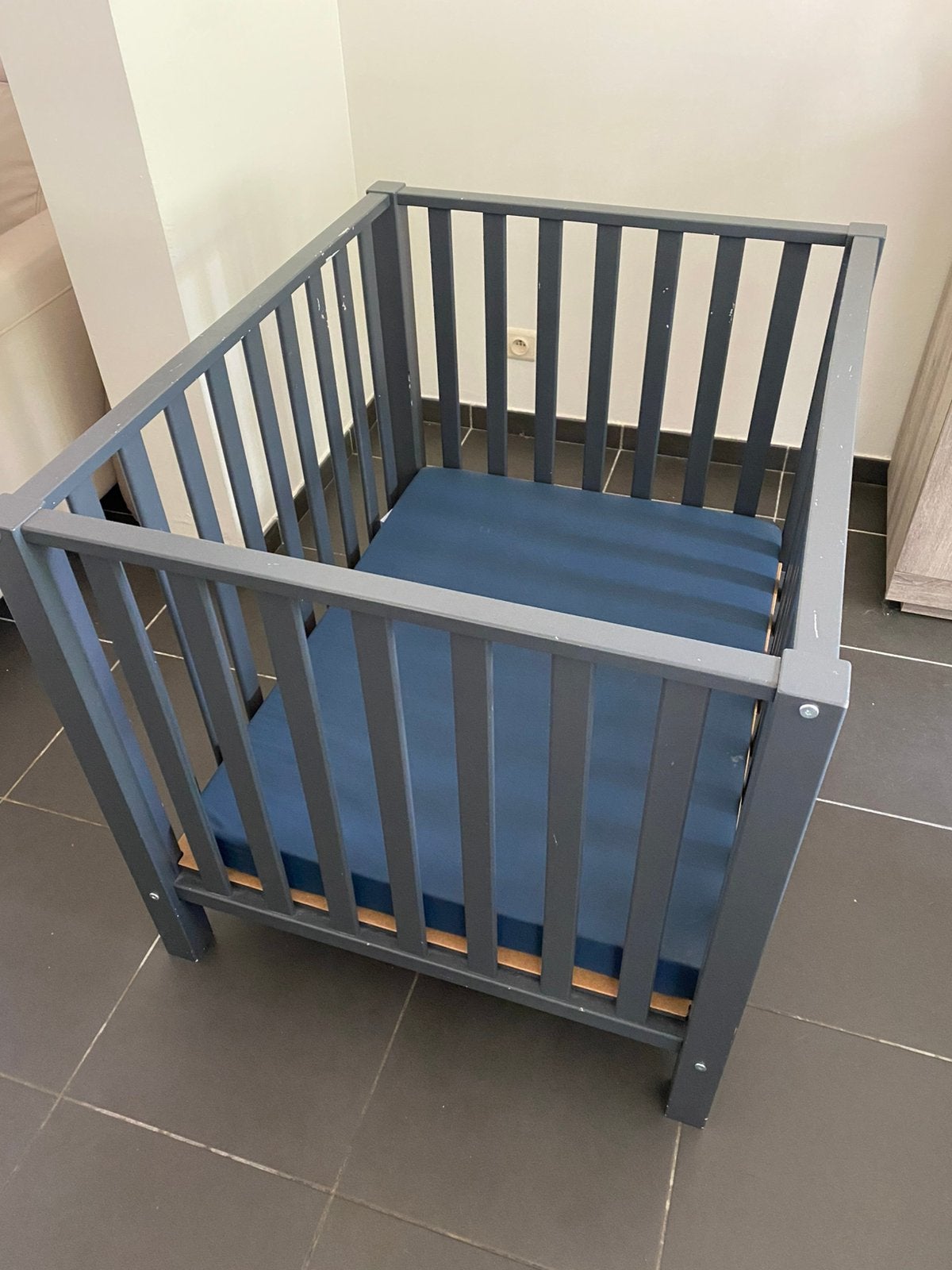 Grijs park met matras, Kinderen en Baby's, Ophalen, Gebruikt