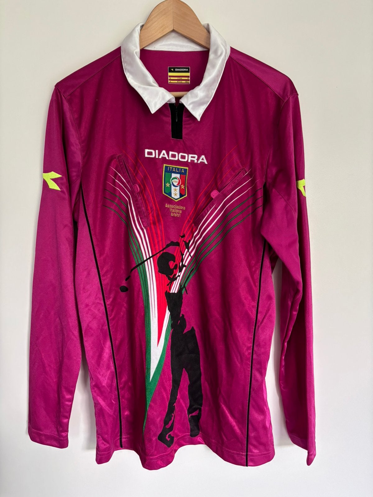 Maillot d'arbitre Vintage Diadora Italie 2012/13, Enlèvement ou Envoi, Comme neuf, Maillot