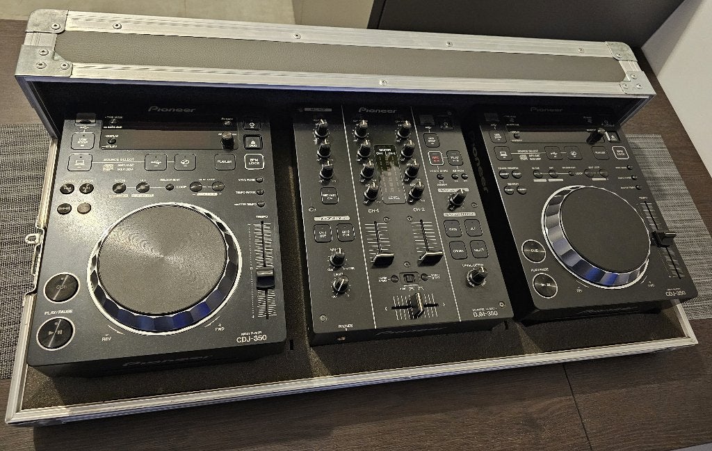 CDJ 350 | DJM 350 | Flightcase | Bundle, Hobby en Vrije tijd, Overige Hobby en Vrije tijd, Ophalen, Gebruikt