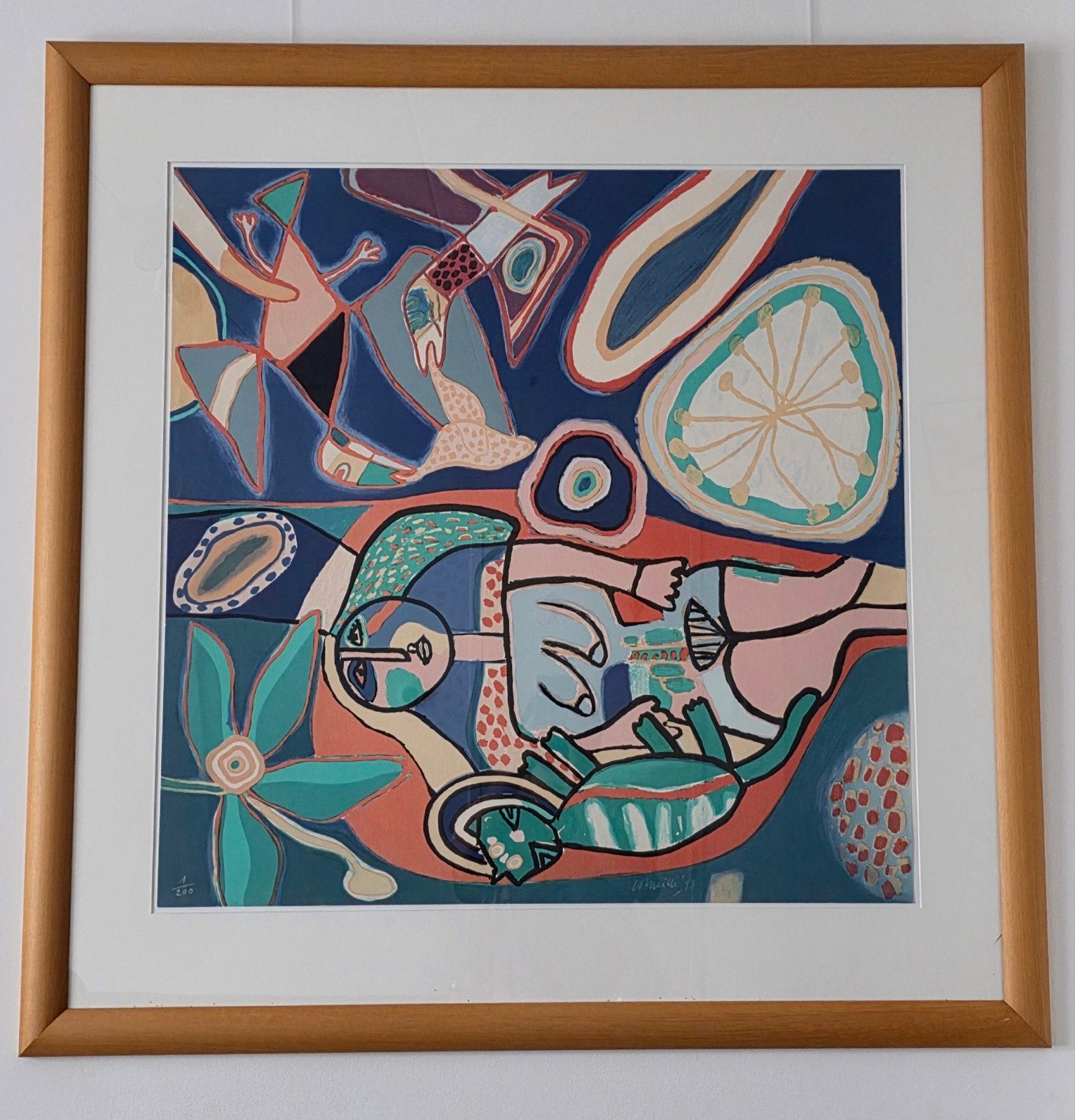 Corneille - Au coeur de l'ete, la femme - 1/200 Speciaal, Antiek en Kunst, Origineel, Ophalen of Verzenden, Zeefdruk