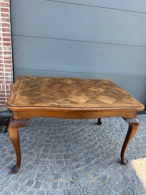 Houten eettafel (uitretkbaar), Huis en Inrichting, Tafels | Eettafels, Ophalen, Gebruikt, 100 tot 150 cm, 50 tot 100 cm