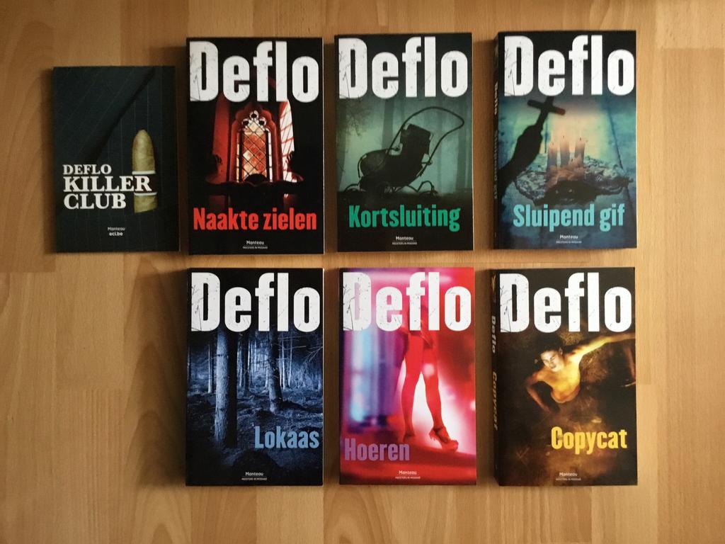 Boeken Thrillers Luc Deflo, Boeken, Ophalen of Verzenden, Zo goed als nieuw