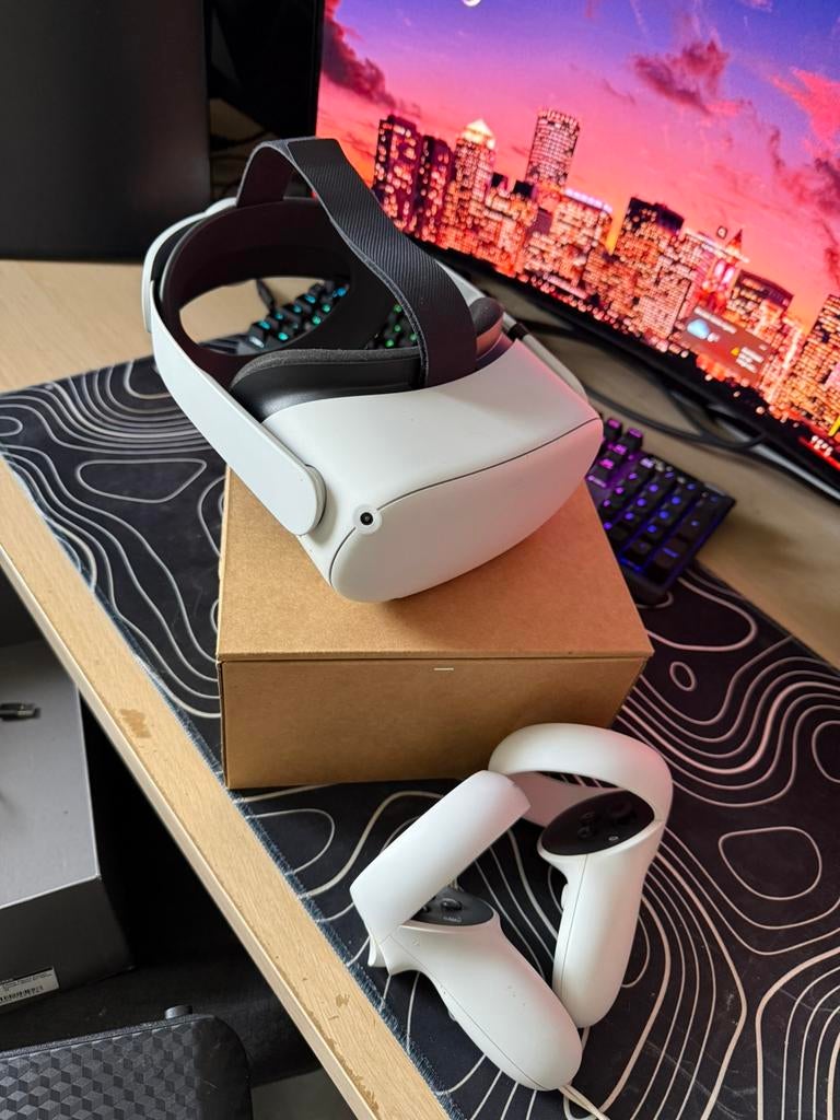 Meta Oculus Quest 2, Enlèvement, Comme neuf, Lunettes VR, PC