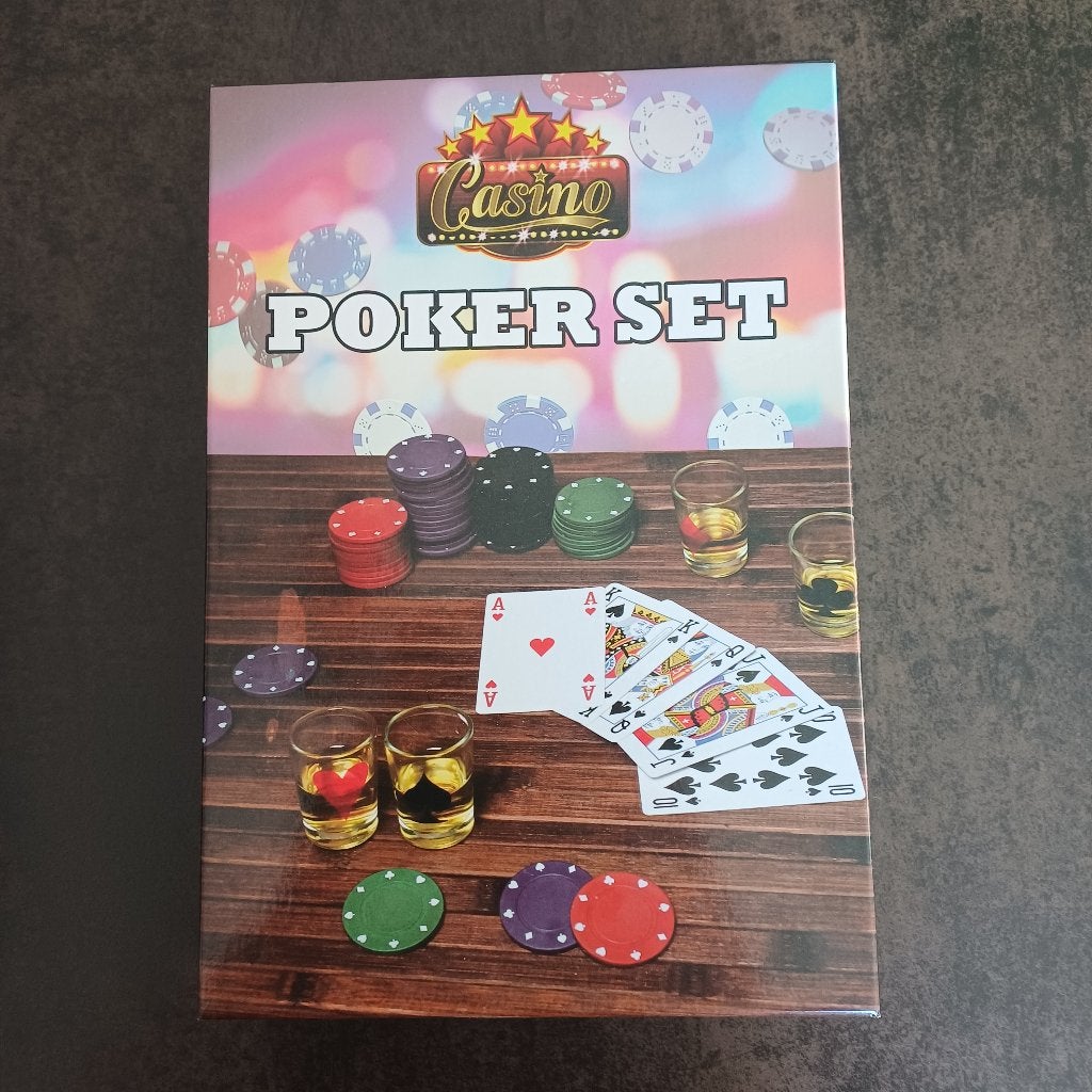 Poker Set Casino, Een of twee spelers, Ophalen of Verzenden, Nieuw