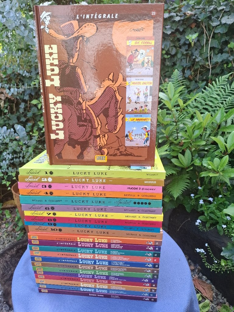 INTEGRALES LUCKY LUKE VOLUMES 1 à 23 TTBE, Série complète ou Série, Enlèvement ou Envoi, Comme neuf