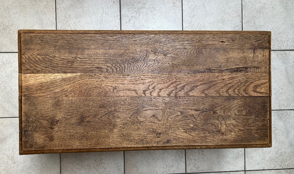 Table de salon, Maison & Meubles, 50 à 100 cm, Comme neuf, Enlèvement, Chêne