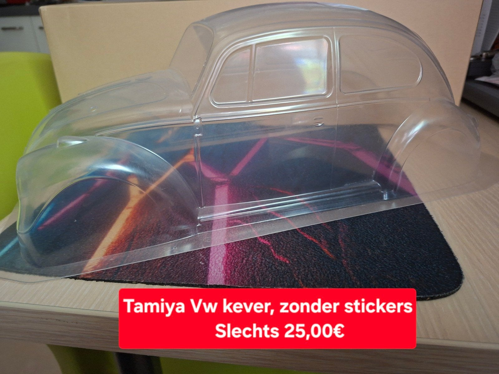 Coccinelle VW originale Tamiya sans accessoires. Nouveau., Enlèvement ou Envoi