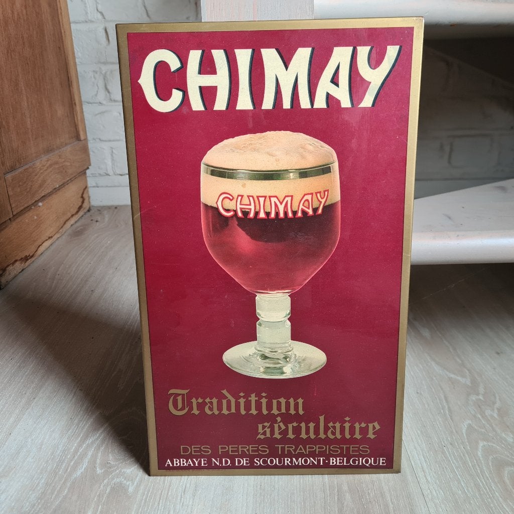 Chimay 1981, Ophalen of Verzenden, Reclamebord