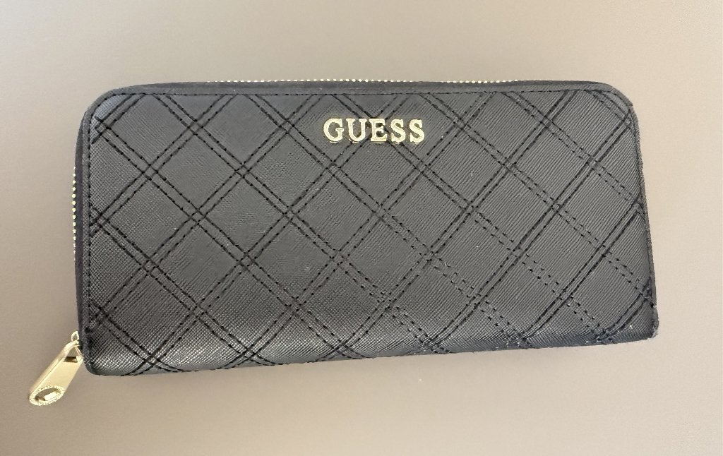 Maxi Wallet van Guess, Bijoux, Sacs & Beauté, Porte-monnaie & Portefeuilles, Enlèvement, Comme neuf, Noir, Guess