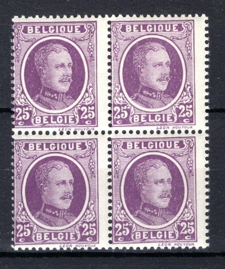 198 MNH 1922 - S.M. le Roi Albert (4 pièces) -3, Envoi, Non oblitéré, Neuf