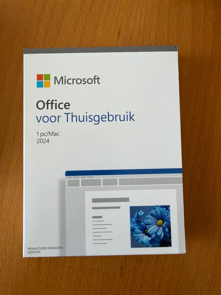 Office voor Thuisgebruik 2024, Computers en Software, Besturingssoftware, Ophalen, Nieuw