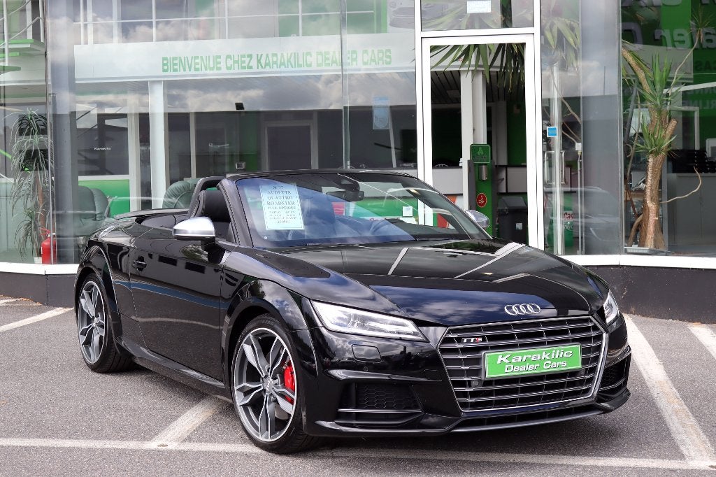 AUDI TTS ROADSTER 310CV QUATTRO S-TRONIC COCKPIT XENON FULL, Autos, Audi, Cuir, Euro 6, Entretenue par le concessionnaire, Noir