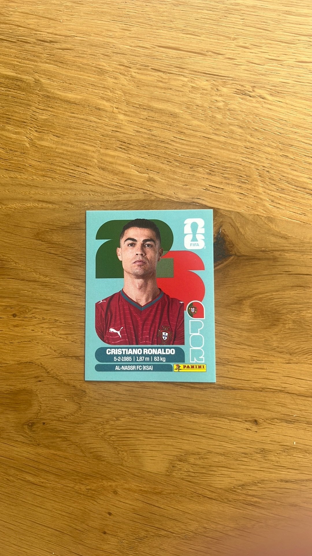 Cristiano Ronaldo card, Collections, Articles de Sport & Football, Enlèvement ou Envoi, Comme neuf